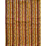 African Print Fabric/ Ankara - Brown, Orange, Beige 'Strokes of Genius' Design, YARD or WHOLESALE
