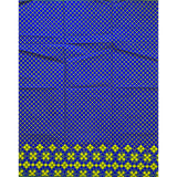 African Print Fabric/ Ankara - Blue, Yellow 'Perfect Fit’