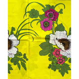 African Print Fabric/Ankara - Yellow 'Epic Blooms' Design, YARD or WHOLESALE