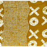 African Print Fabric/ Ankara - Brown, White 'XOXO', Per Yard or Wholesale