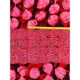 African Print Fabric/ Ankara - Red, Pink 'Wémè Passion' Design, YARD or WHOLESALE