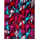 African Print Fabric/ Ankara - Red, Pink, Wine, Blue, Black ‘Kifaru Spirit', YARD or WHOLESALE