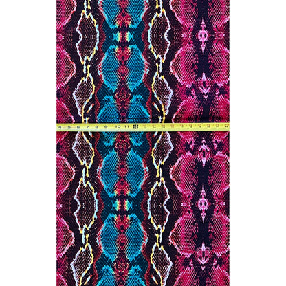 African Print Fabric/ Ankara - Pink, Teal, Brown 'Ọpọlọ Prestige' Design, Yard or Wholesale
