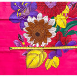 African Print Fabric/Ankara - Hot Pink 'Epic Blooms' Design, YARD or WHOLESALE