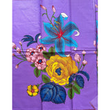 African Print Fabric/Ankara - Pink, Purple, Blue, Brown, Yellow, Green 'Epic Blooms' Design, YARD or WHOLESALE