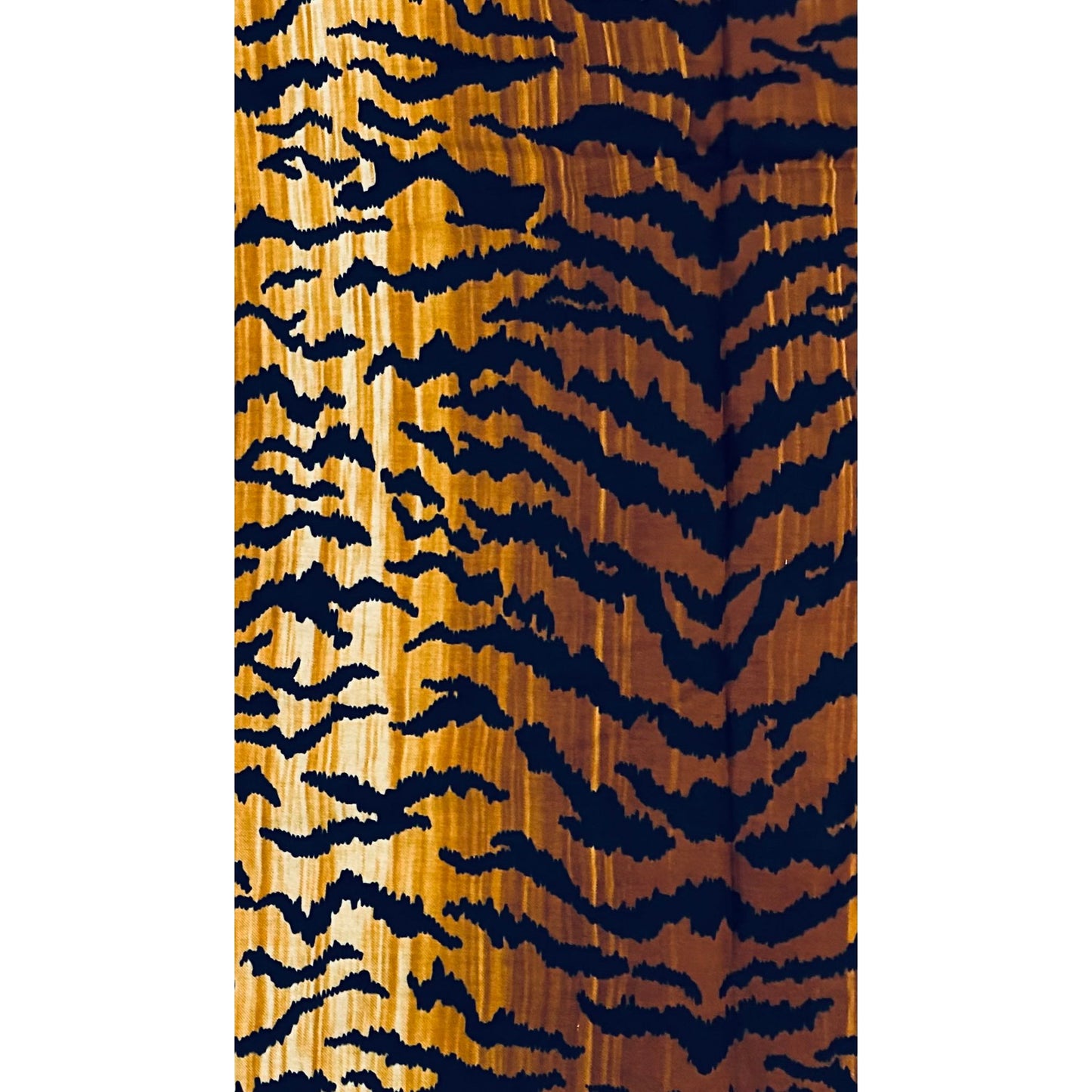 African Print Fabric/ Ankara - Brown, Black 'Oba of the Wild' Design, Yard or Wholesale