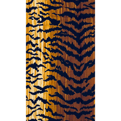 African Print Fabric/ Ankara - Brown, Black 'Oba of the Wild' Design, Yard or Wholesale