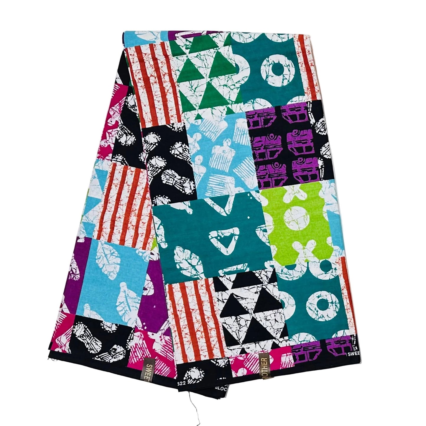 African Print Fabric/ Ankara - Multicolored 'The Loudest Woman in Lagos II', YARD or WHOLESALE