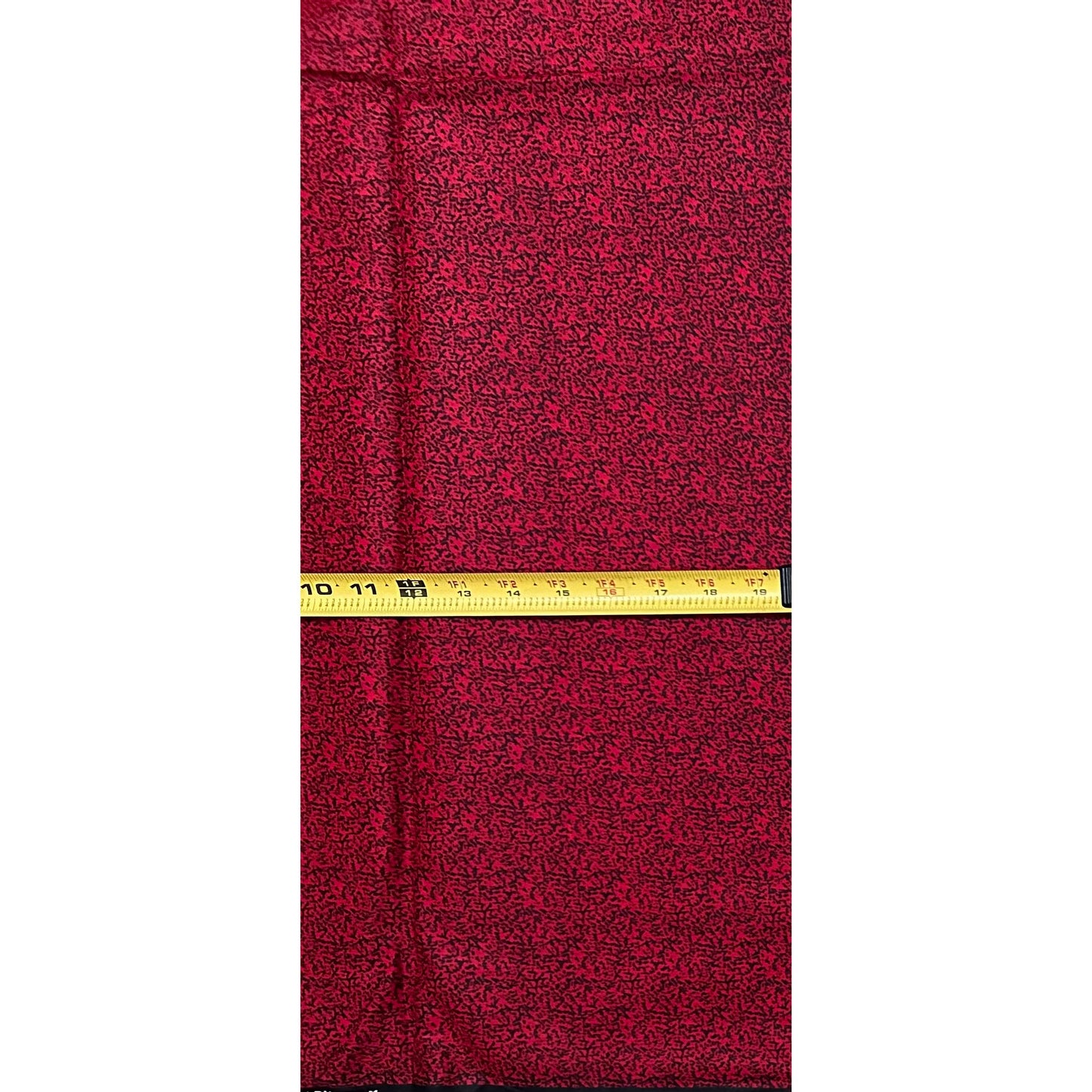 African Print Fabric/ Ankara - Red, Black 'Street Gospel' Design, YARD or WHOLESALE