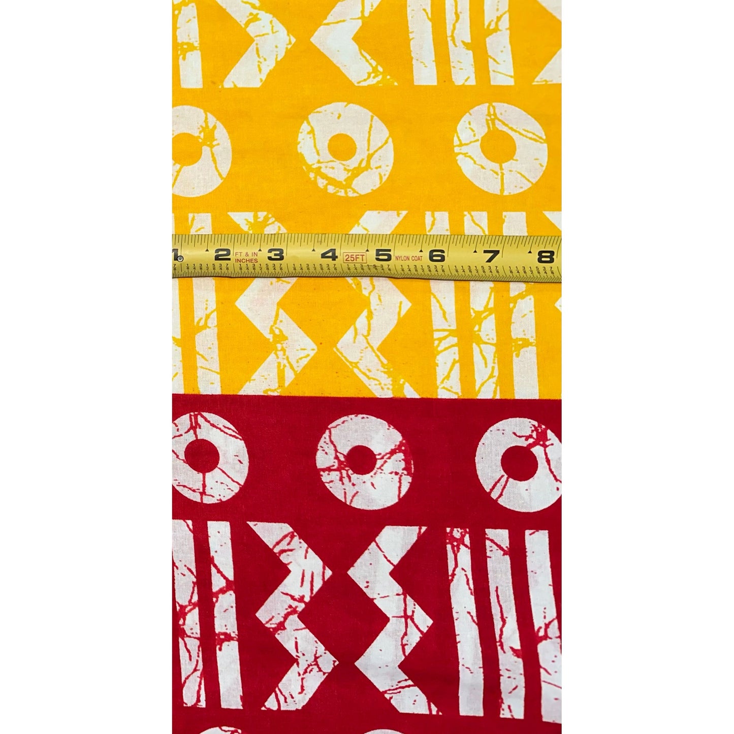 African Print Fabric/ Ankara - Red, Yellow, Green 'Tribe of Ọmọlúàbí', YARD or WHOLESALE