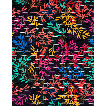 African Print Fabric/ Ankara - Multicolored 'Text Me When You Land', YARD or WHOLESALE