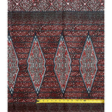 African Fabric/ Ankara - Brown, Navy 'Tánná’ Design, YARD