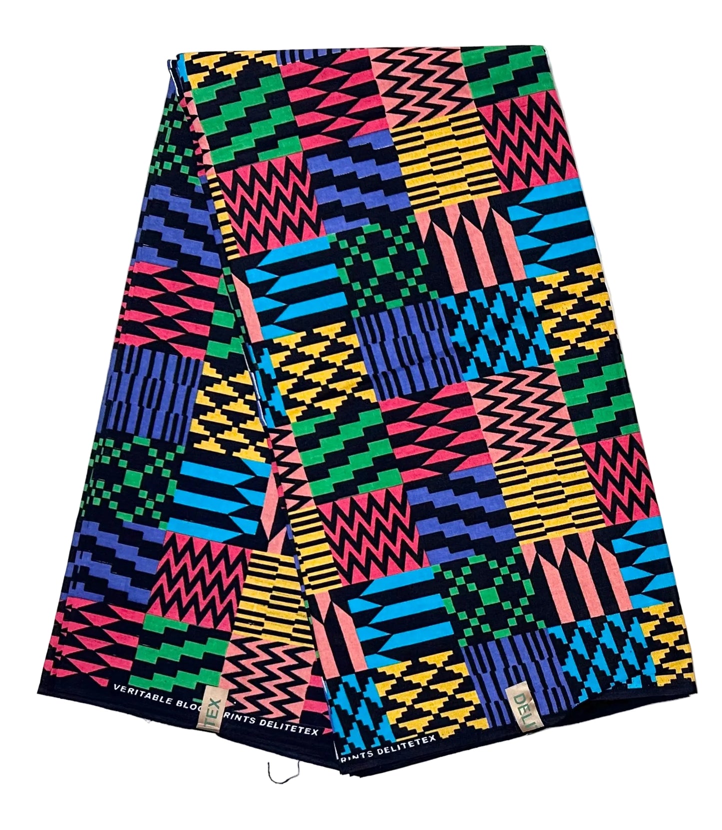 African Print Fabric/ Ankara - Multicolored 'Everybody Owes Her A Favor', YARD or WHOLESALE