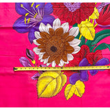 African Print Fabric/ Ankara - Hot Pink 'Epic Blooms', YARD or WHOLESALE