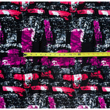 African Print Fabric/Ankara - Pink, Purple, Gray ‘Ondo Orijin' Design, YARD or WHOLESALE