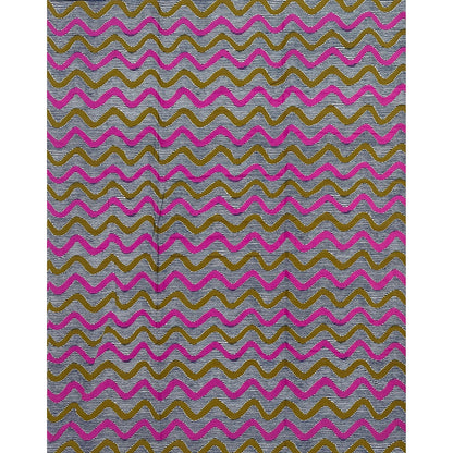 African Print Fabric/Ankara - Purple, Brown 'The Long Sway', YARD or WHOLESALE