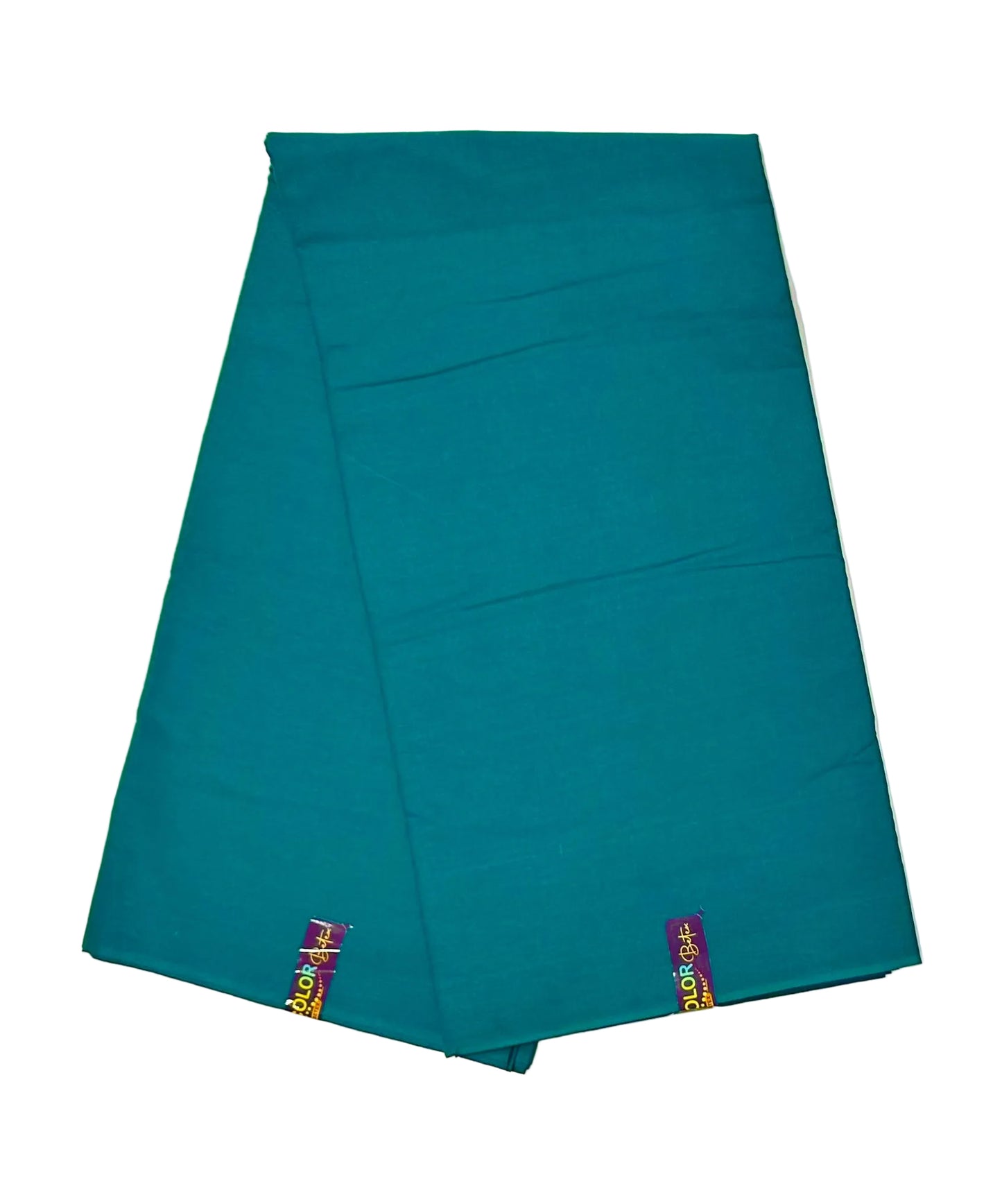 African Print Fabric/ Ankara - Solid Teal, Per Yard or Wholesale