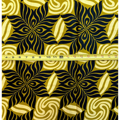 African Print Fabric/ Ankara - Olive Green, Black, Beige 'Plenty Pepper' Design, YARD or WHOLESALE