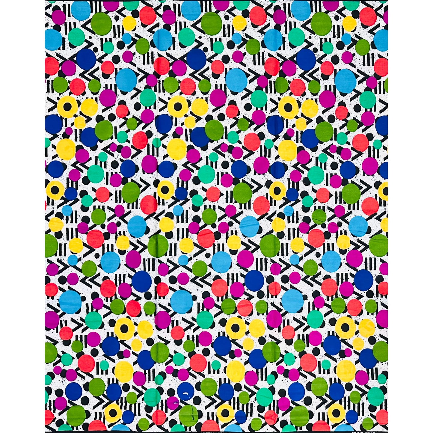 African Print Fabric/ Ankara - Multicolored 'The Group Chat', YARD or WHOLESALE