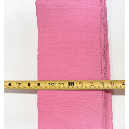 Aso-Oke Fabric / Yoruba Hand-Woven Textile – Solid Pink ‘Sherry’, Per Yard