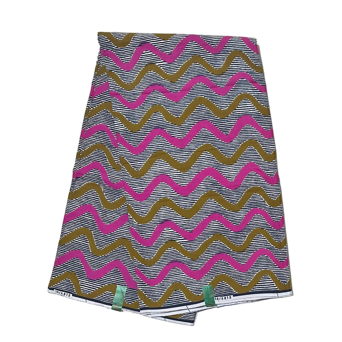 African Print Fabric/Ankara - Purple, Brown 'The Long Sway', YARD or WHOLESALE