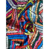 African Print, Satin Fabric- Rainbow "Kissi", Per Yard or Wholesale