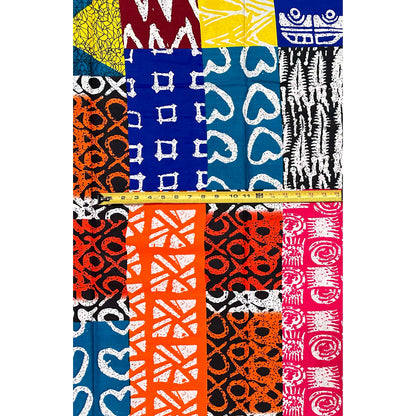 African Print Fabric/ Ankara - Multicolored 'The Loudest Woman in Lagos', YARD or WHOLESALE