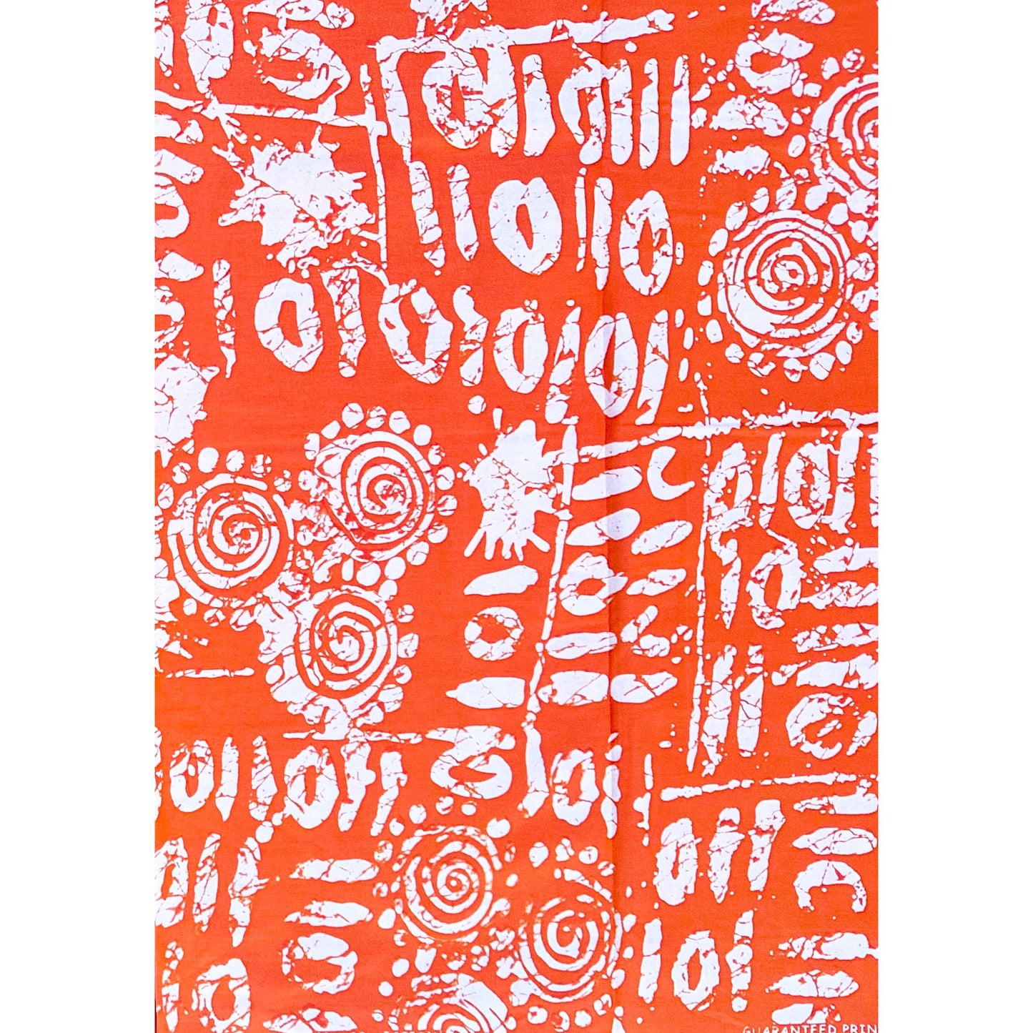 African Print Fabric/ Ankara - Shades of Orange 'Fire Mother Energy', Per Yard or Wholesale