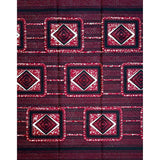 African Fabric/ Ankara - Brown, Black ‘Mji Wamoja’ Design, YARD