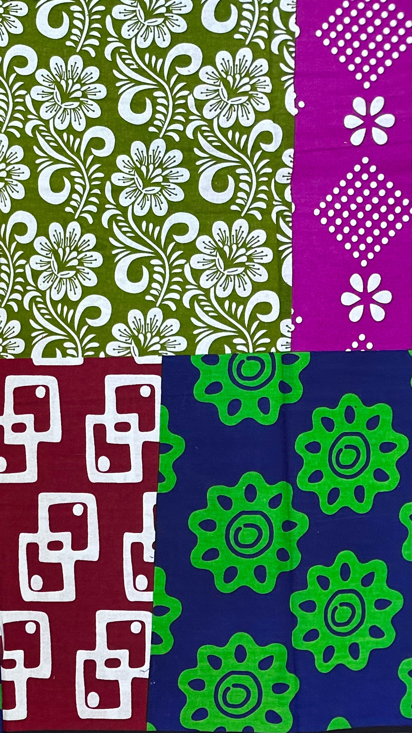 African Print Fabric/ Ankara - Multicolored 'The Most Connected Socialite in Lagos', YARD or WHOLESALE