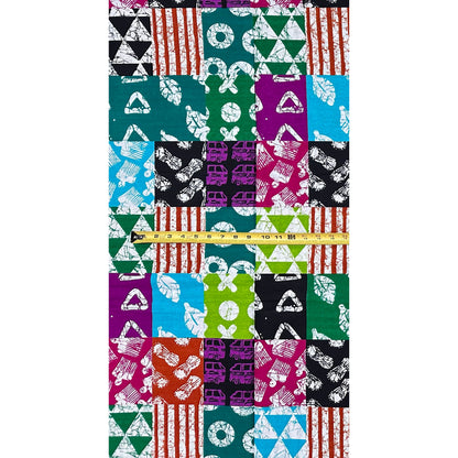 African Print Fabric/ Ankara - Multicolored 'The Loudest Woman in Lagos II', YARD or WHOLESALE