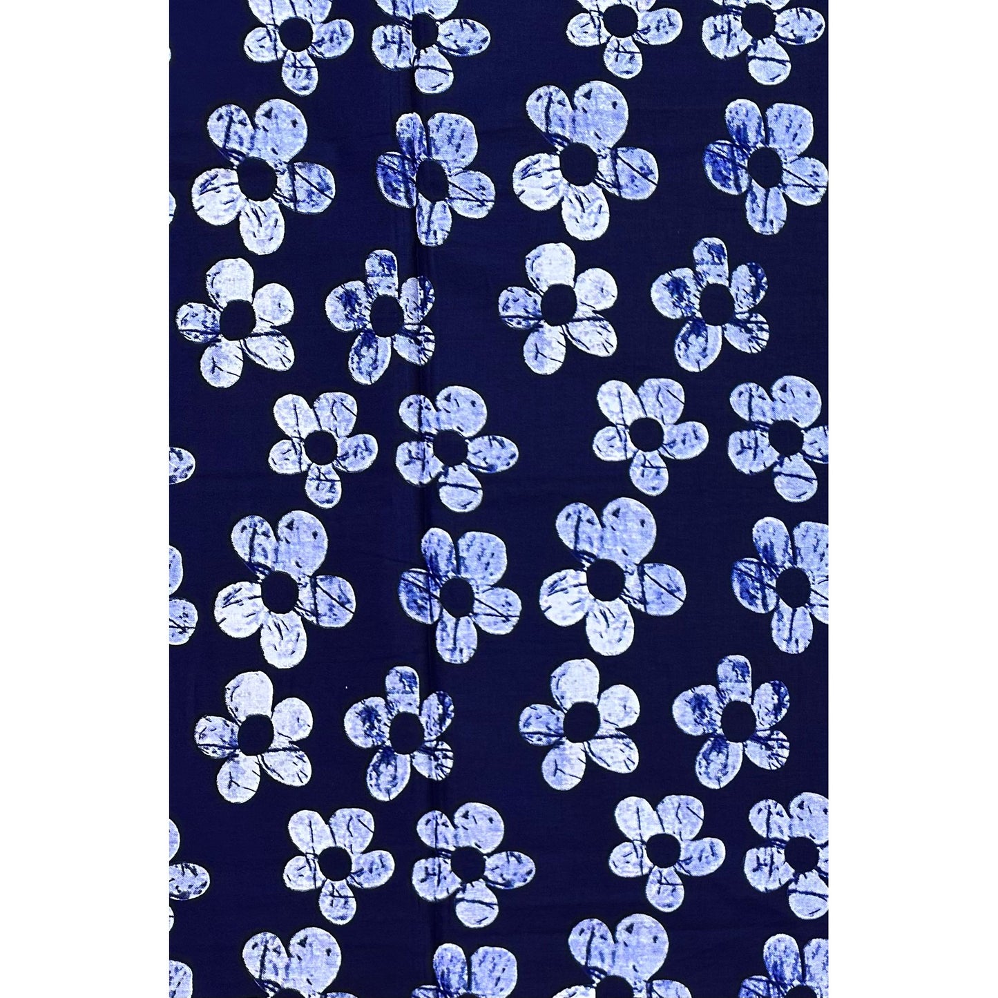 African Print Fabric/ Ankara - Navy 'Aunty Bunmi’s Compound', Yard or Wholesale