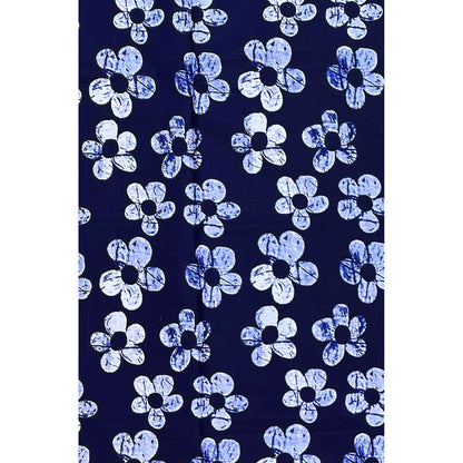 African Print Fabric/ Ankara - Navy 'Aunty Bunmi’s Compound', Yard or Wholesale