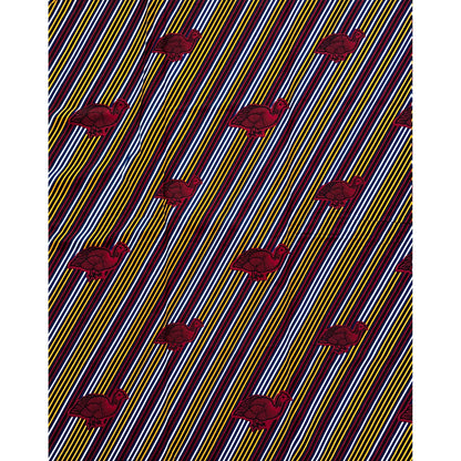 African Print Fabric/ Ankara - Red, Marigold, Blue 'Kori Bird” YARD or WHOLESALE