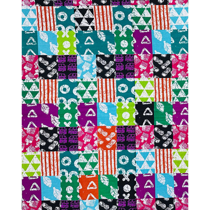 African Print Fabric/ Ankara - Multicolored 'The Loudest Woman in Lagos II', YARD or WHOLESALE