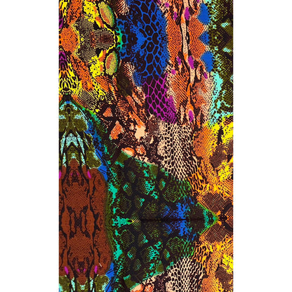 African Print Fabric/ Ankara - Multicolored 'Ntima Simba' Design, Yard or Wholesale