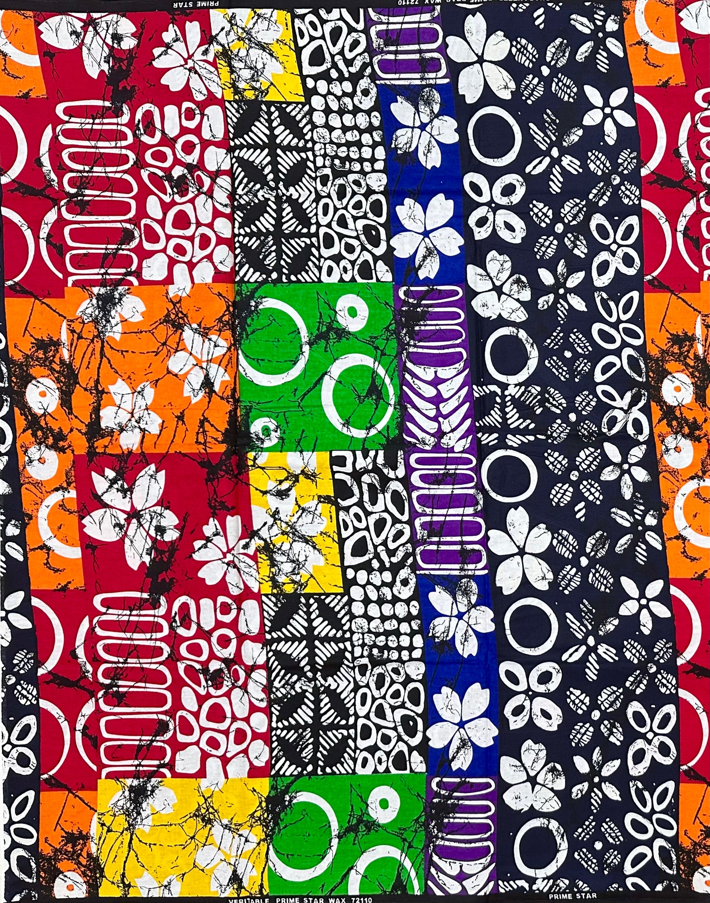 African Print Fabric/ Ankara - Multicolored 'Beautiful Chaos', YARD or WHOLESALE