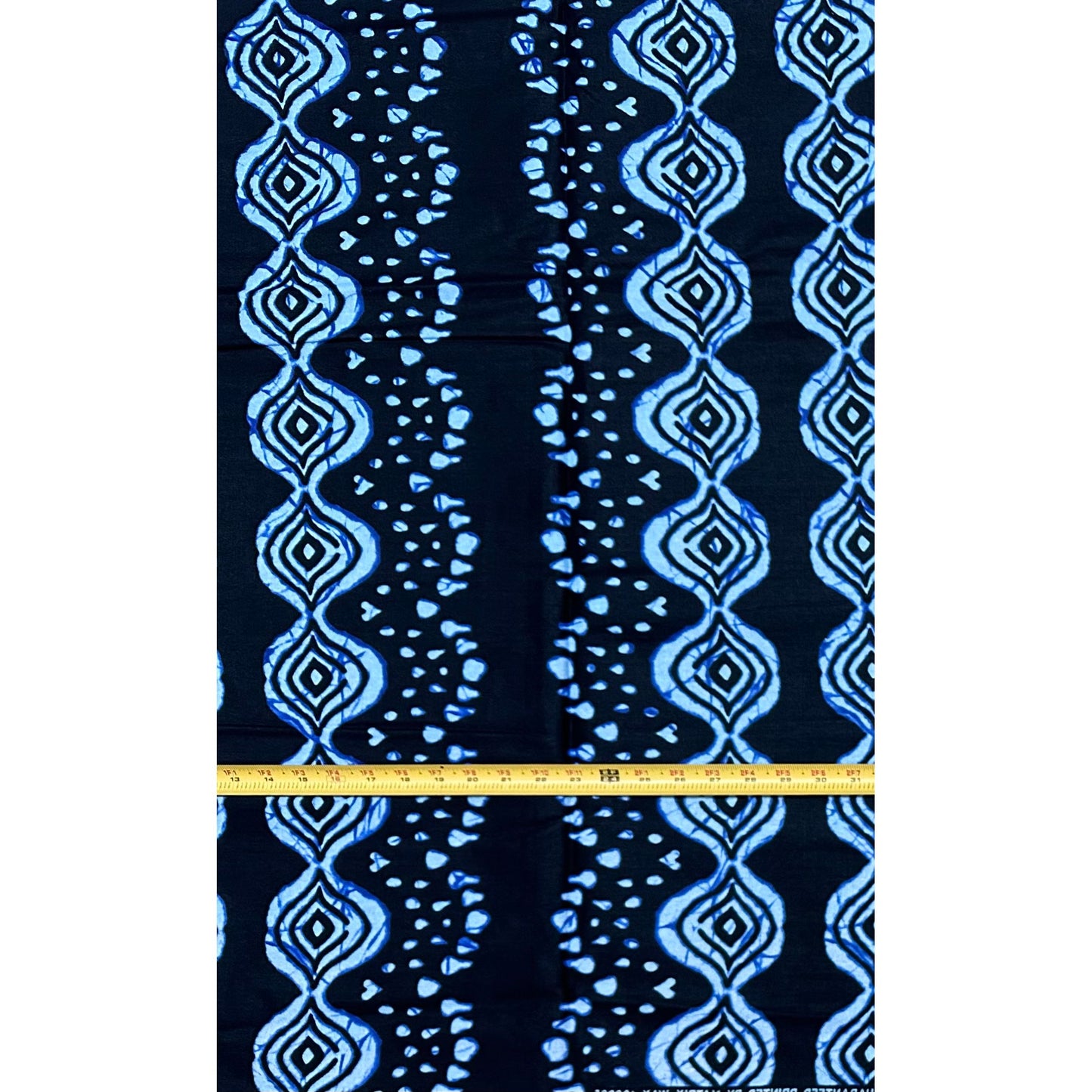 African Print Fabric/ Ankara - Shades of Blue, “Memories of the Atlantic', Yard or Wholesale