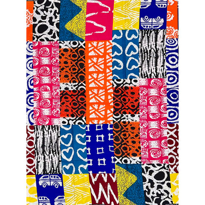 African Print Fabric/ Ankara - Multicolored 'The Loudest Woman in Lagos', YARD or WHOLESALE