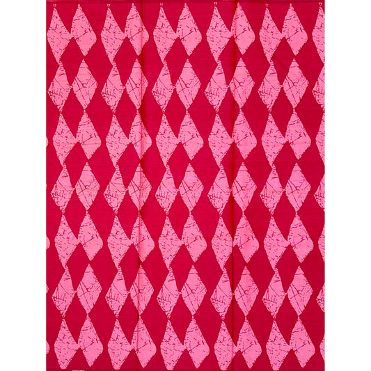 African Print Fabric/ Ankara - Red, Pink 'Ifunanya Roseclay', YARD or WHOLESALE