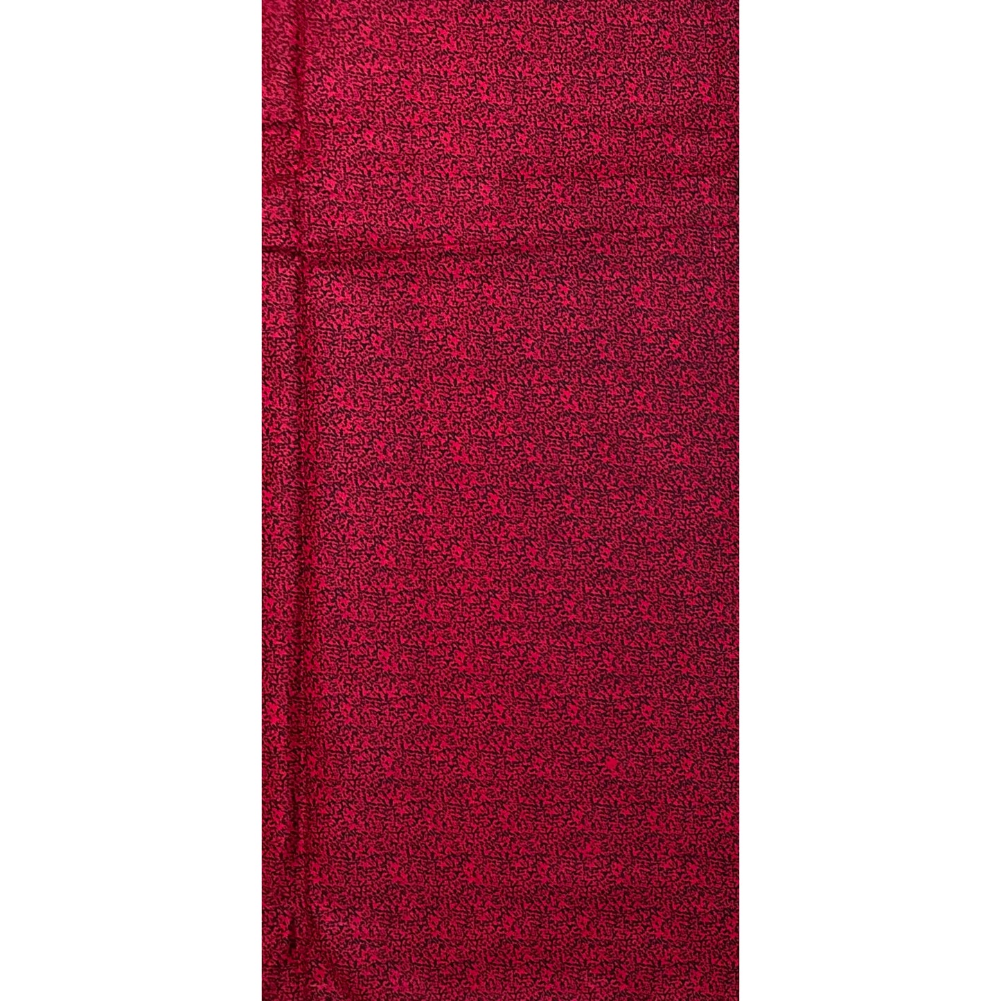 African Print Fabric/ Ankara - Red, Black 'Street Gospel' Design, YARD or WHOLESALE