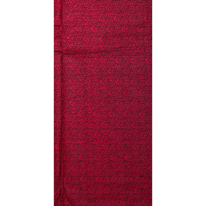 African Print Fabric/ Ankara - Red, Black 'Street Gospel' Design, YARD or WHOLESALE