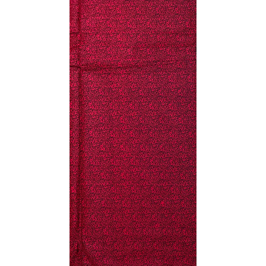 African Print Fabric/ Ankara - Red, Black 'Street Gospel' Design, YARD or WHOLESALE
