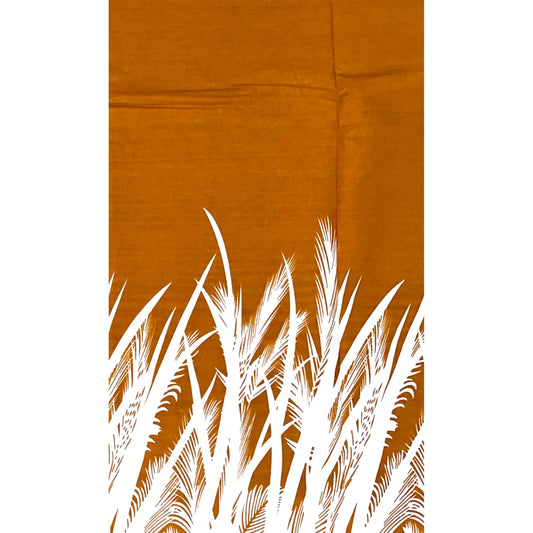 African Print Fabric/ Ankara - Sienna, White "Oriri Rise", YARD or WHOLESALE