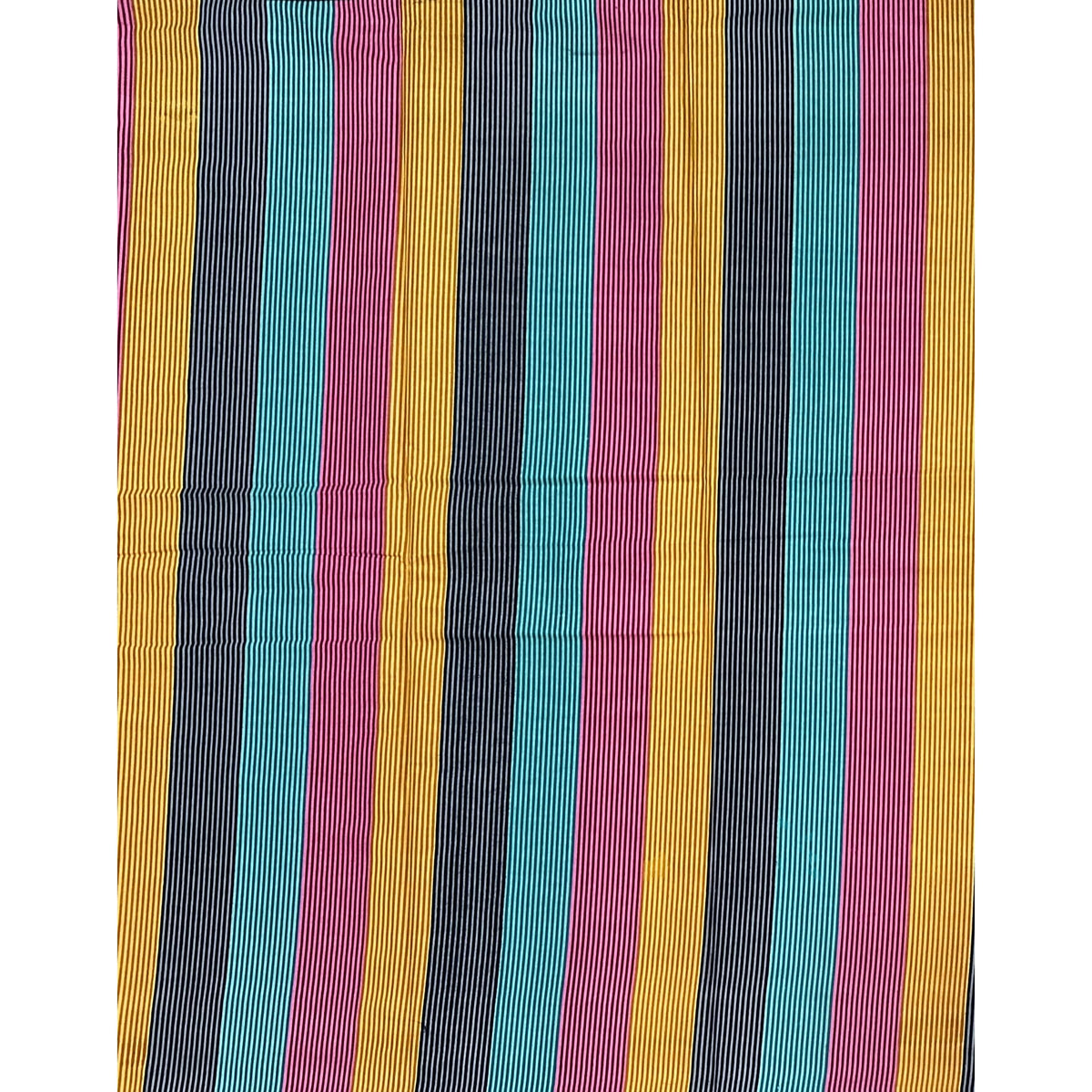 African Print Fabric/ Ankara - Red, Yellow, Green, Black 'Good Company', YARD or WHOLESALE