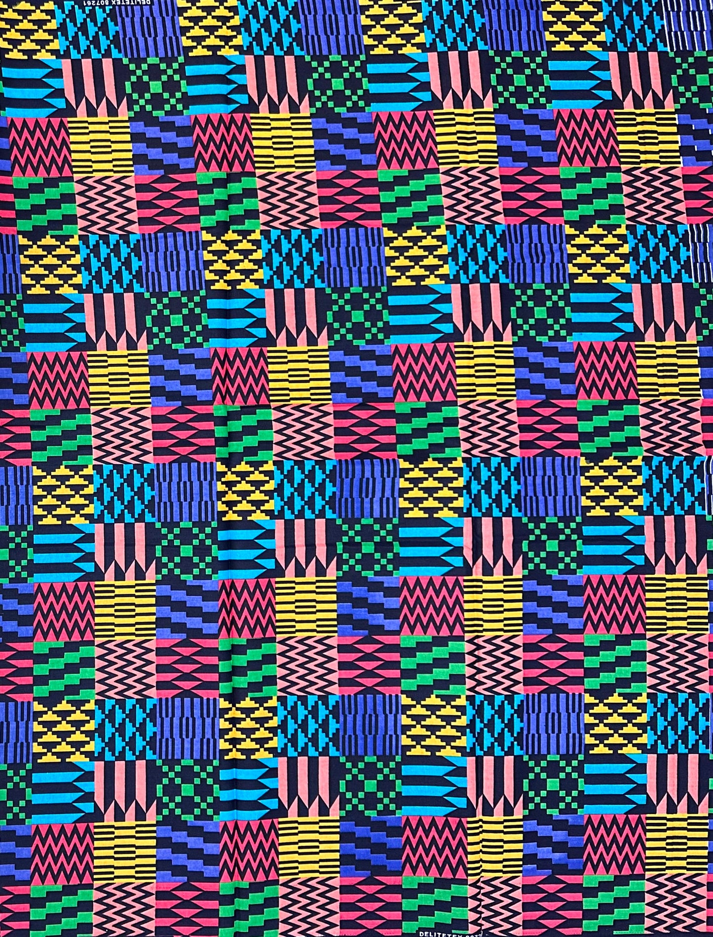 African Print Fabric/ Ankara - Multicolored 'Everybody Owes Her A Favor', YARD or WHOLESALE