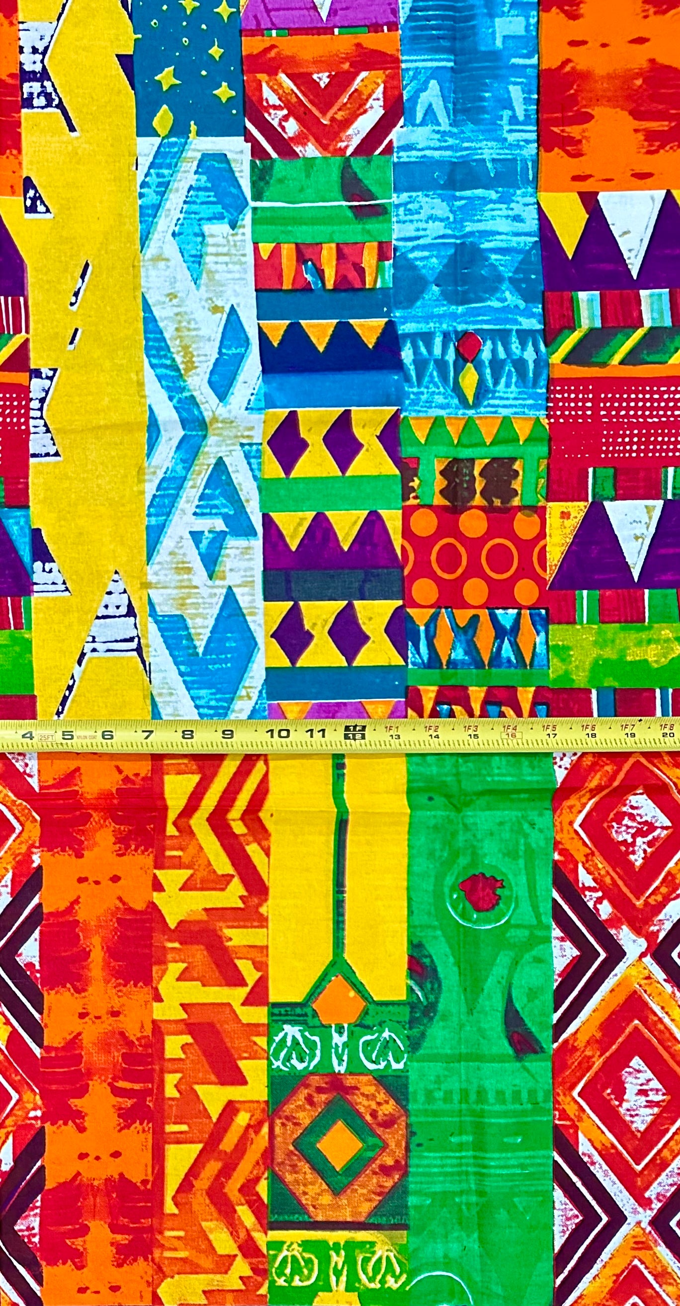 African Print Fabric/ Ankara - Multicolored 'Many Paths To Success', Yard or Wholesale