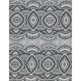 African Print Fabric/ Ankara - Black & White 'Zamani', YARD OR WHOLESALE