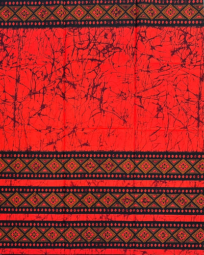 African Print Fabric/ Ankara - Orange, Purple, Teal, Black 'Amai Legacy' Design