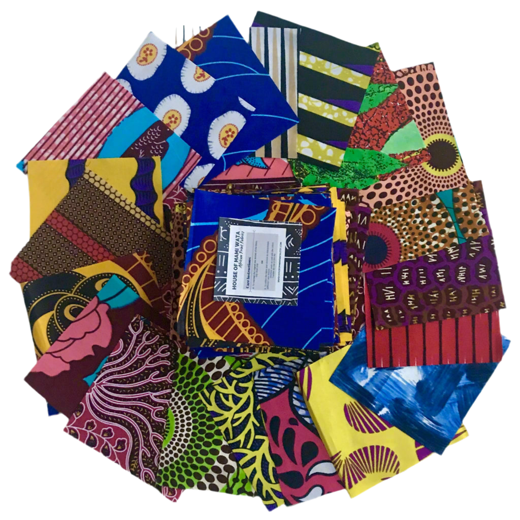 Charm Packs - African Print Designs/ Ankara (200+ patterns), Precut 5” Quilting Fabric Squares